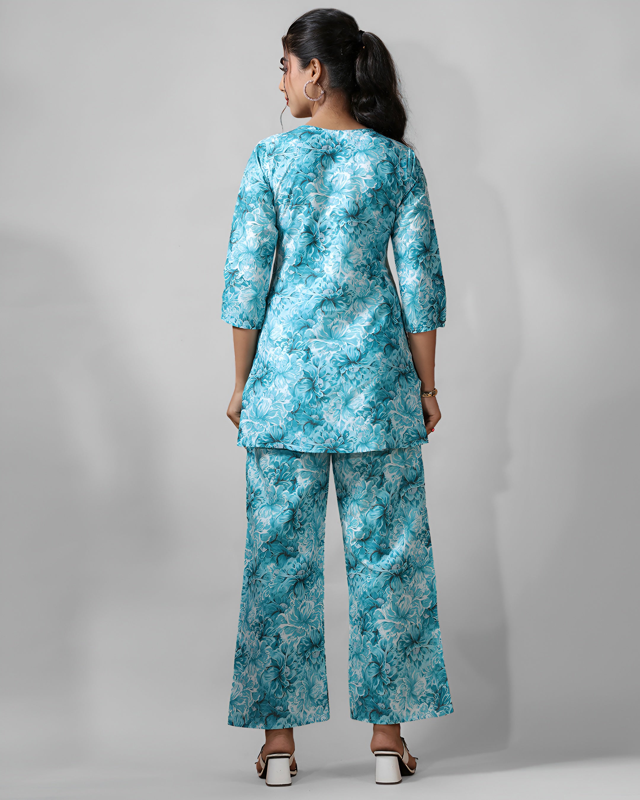 Aqua Pure Cotton Co-ord Set