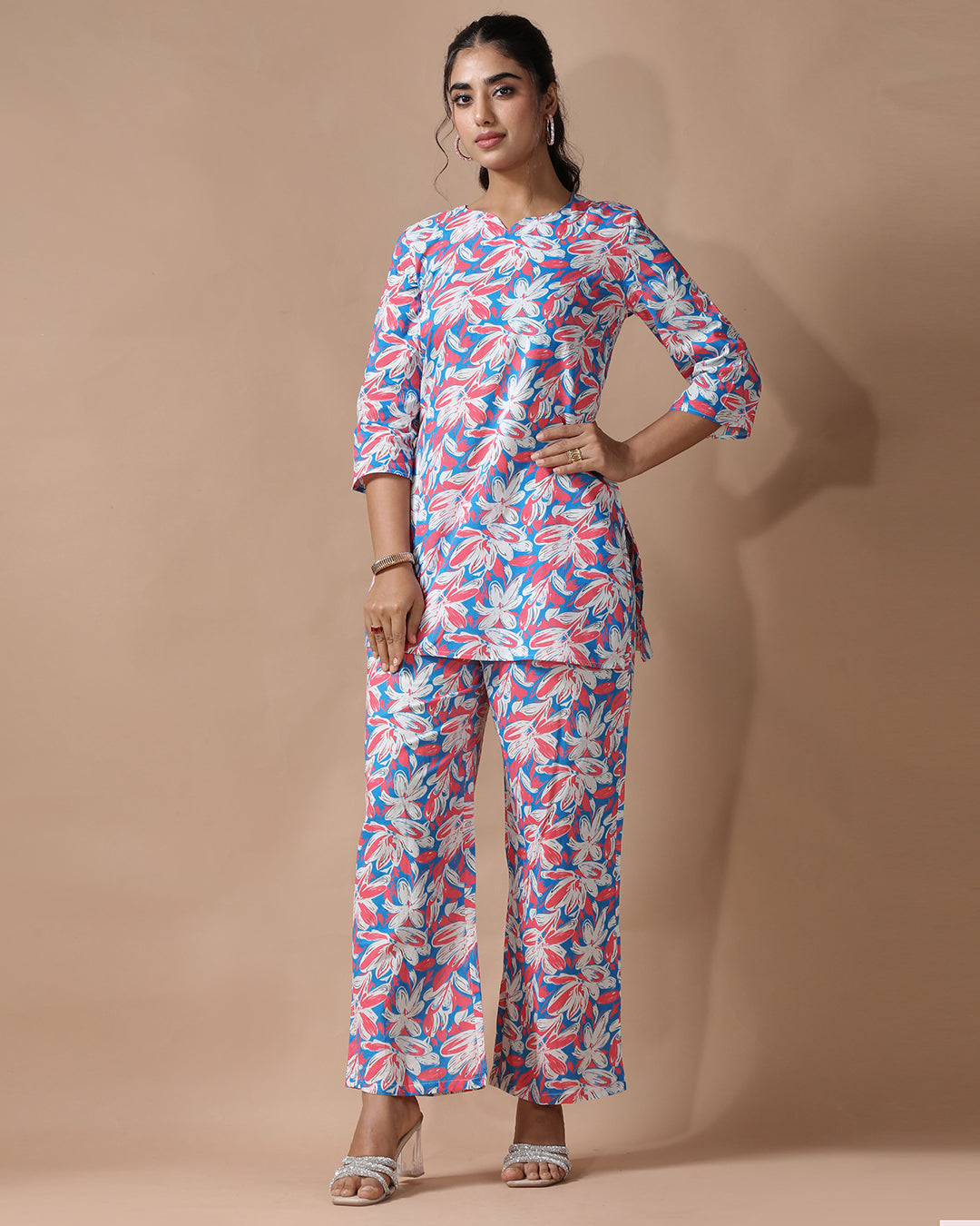 Color Pop Pure Cotton Co-ord Set