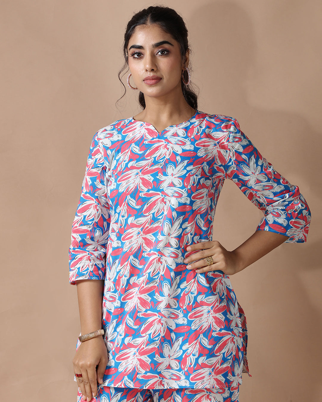 Color Pop Pure Cotton Co-ord Set