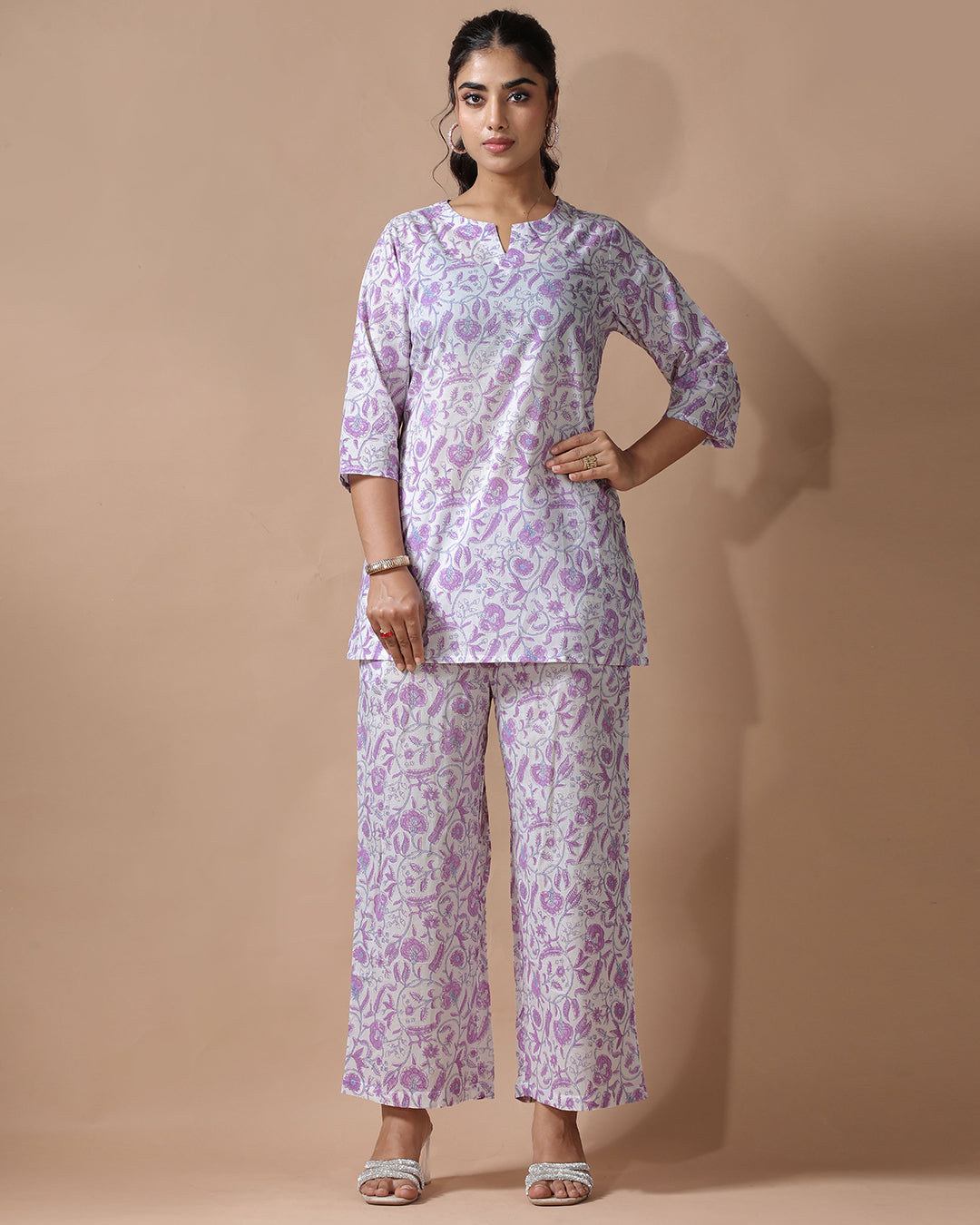 Lavender Mist Pure Cotton Co-ord Set