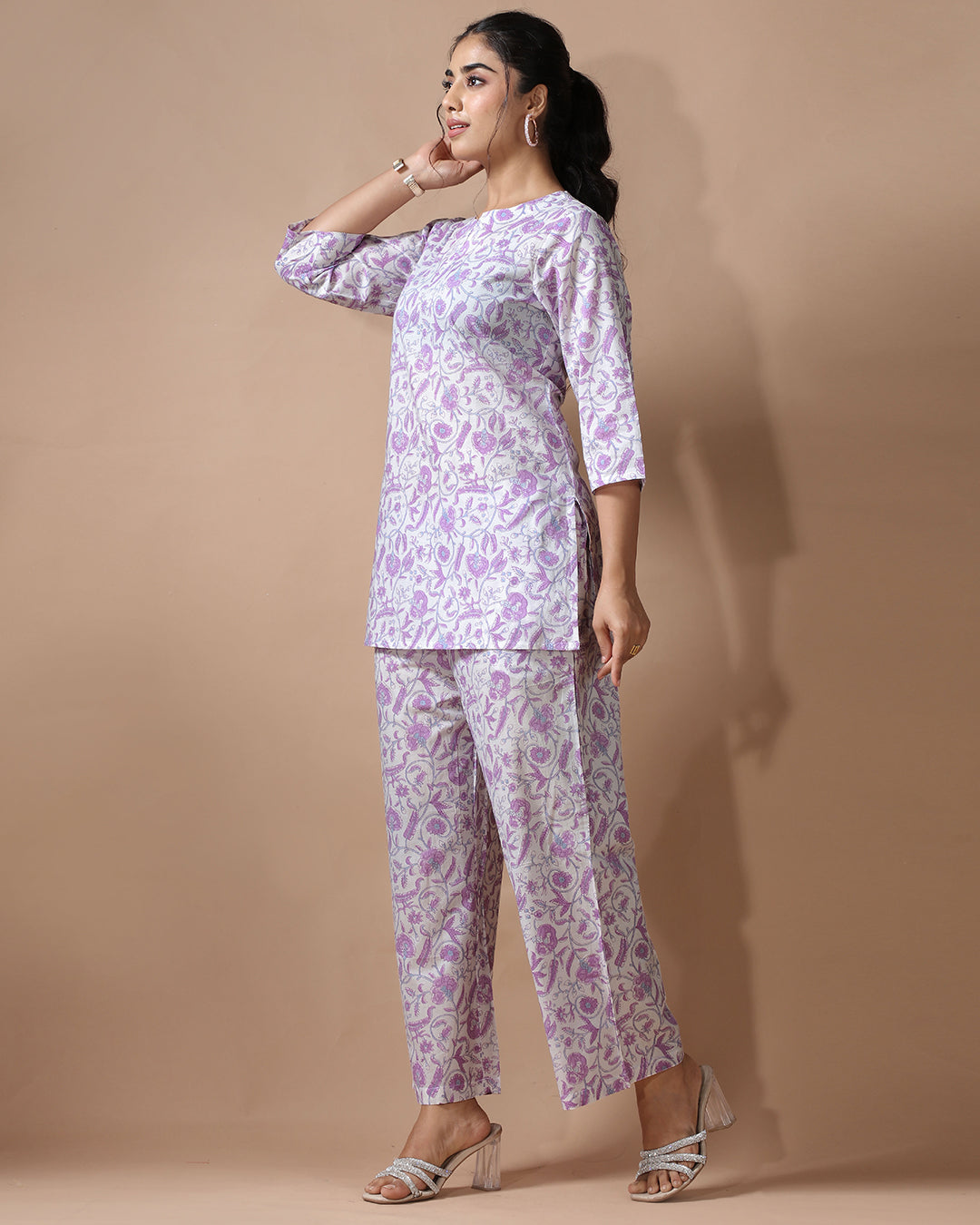 Lavender Mist Pure Cotton Co-ord Set