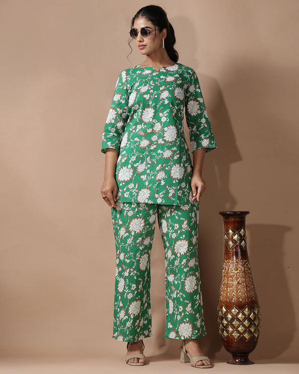 Meadow Glow Pure Cotton Co-ord Set