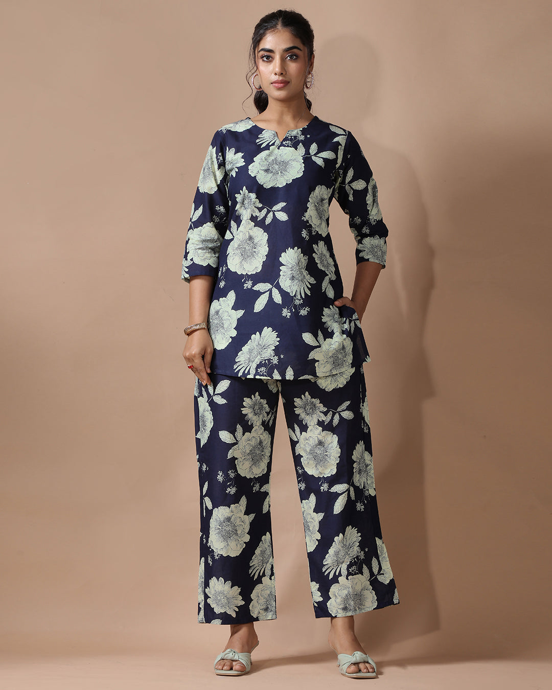 Ocean Wave Pure Cotton Co-ord Set