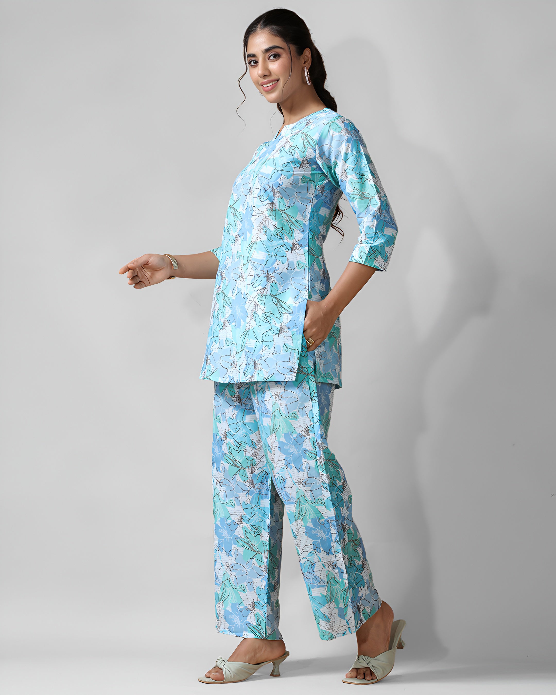 Pastel Pure Cotton Co-ord Set