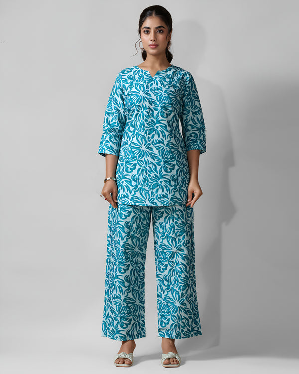 Ocean Mist Pure Cotton Co-ord Set