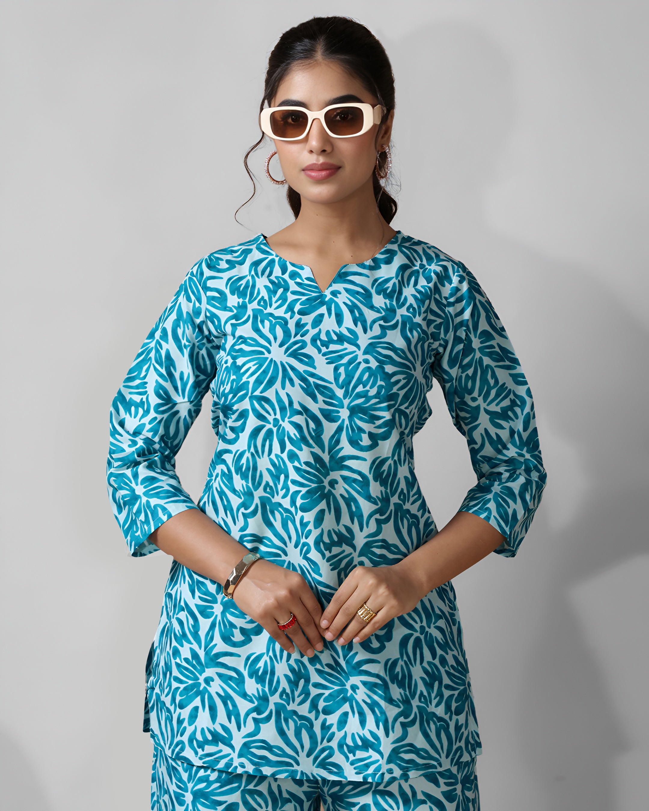 Ocean Mist Pure Cotton Co-ord Set