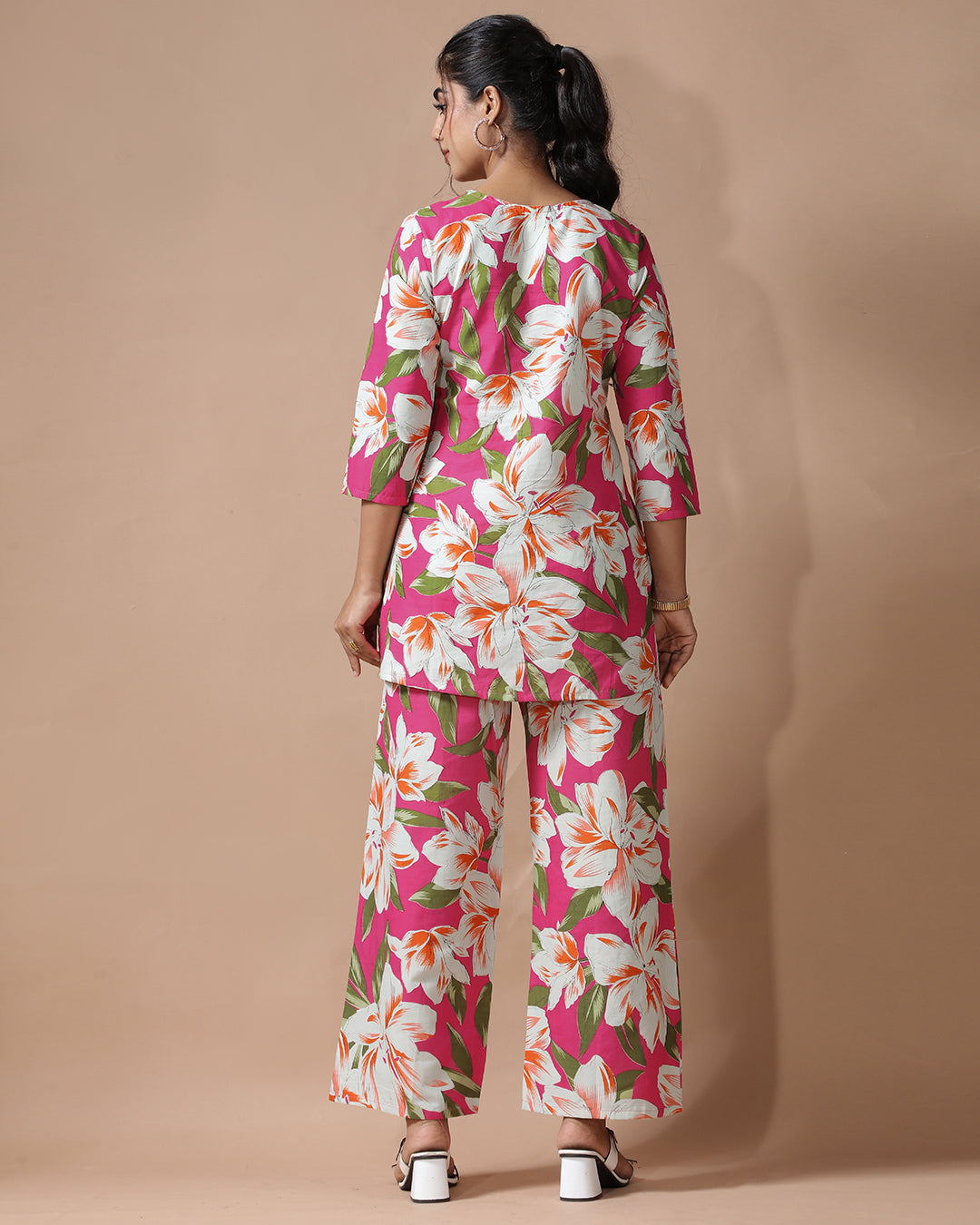 Floral Bloom Pure Cotton Co-ord Set