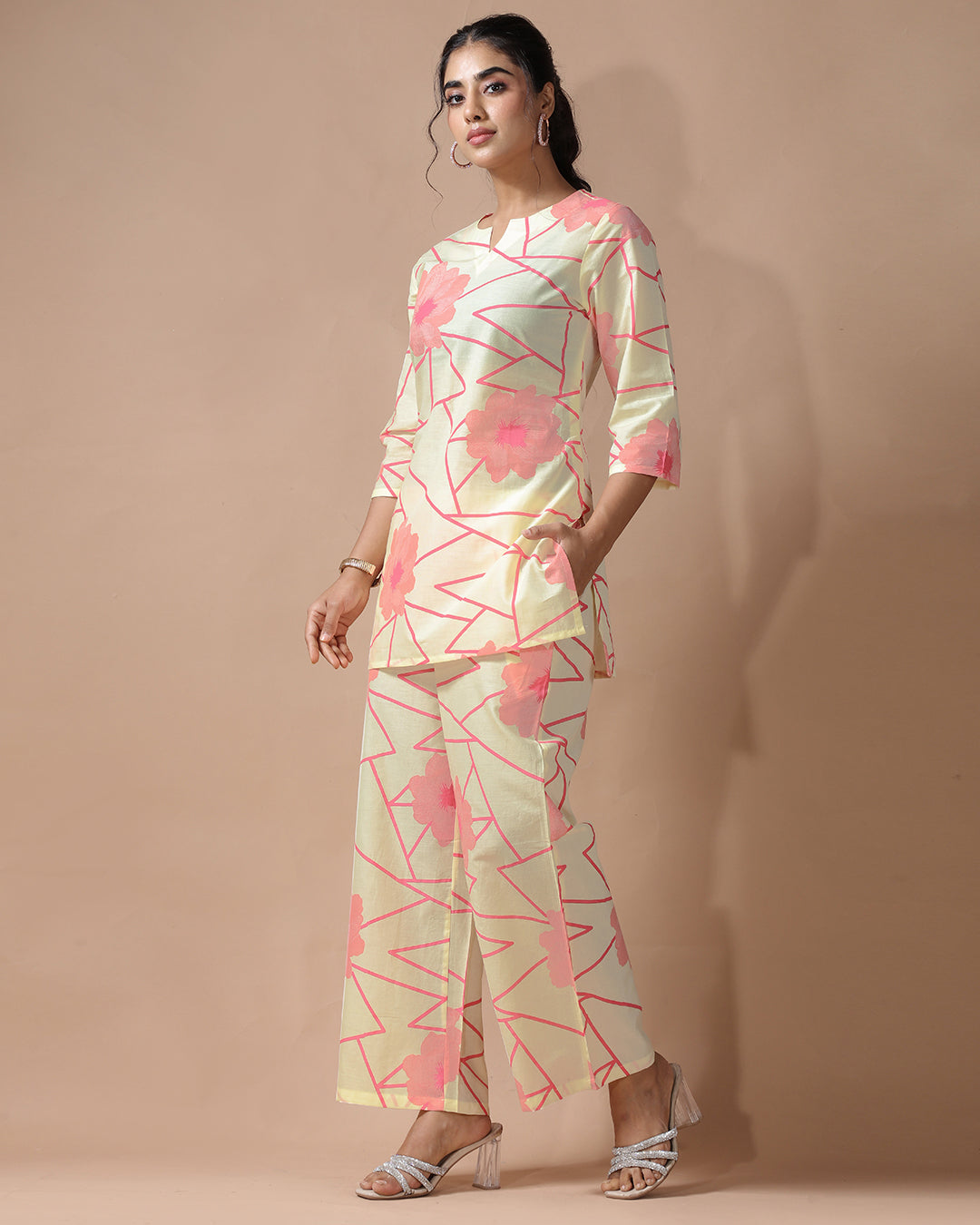 Soft Pastel Pure Cotton Co-ord Set