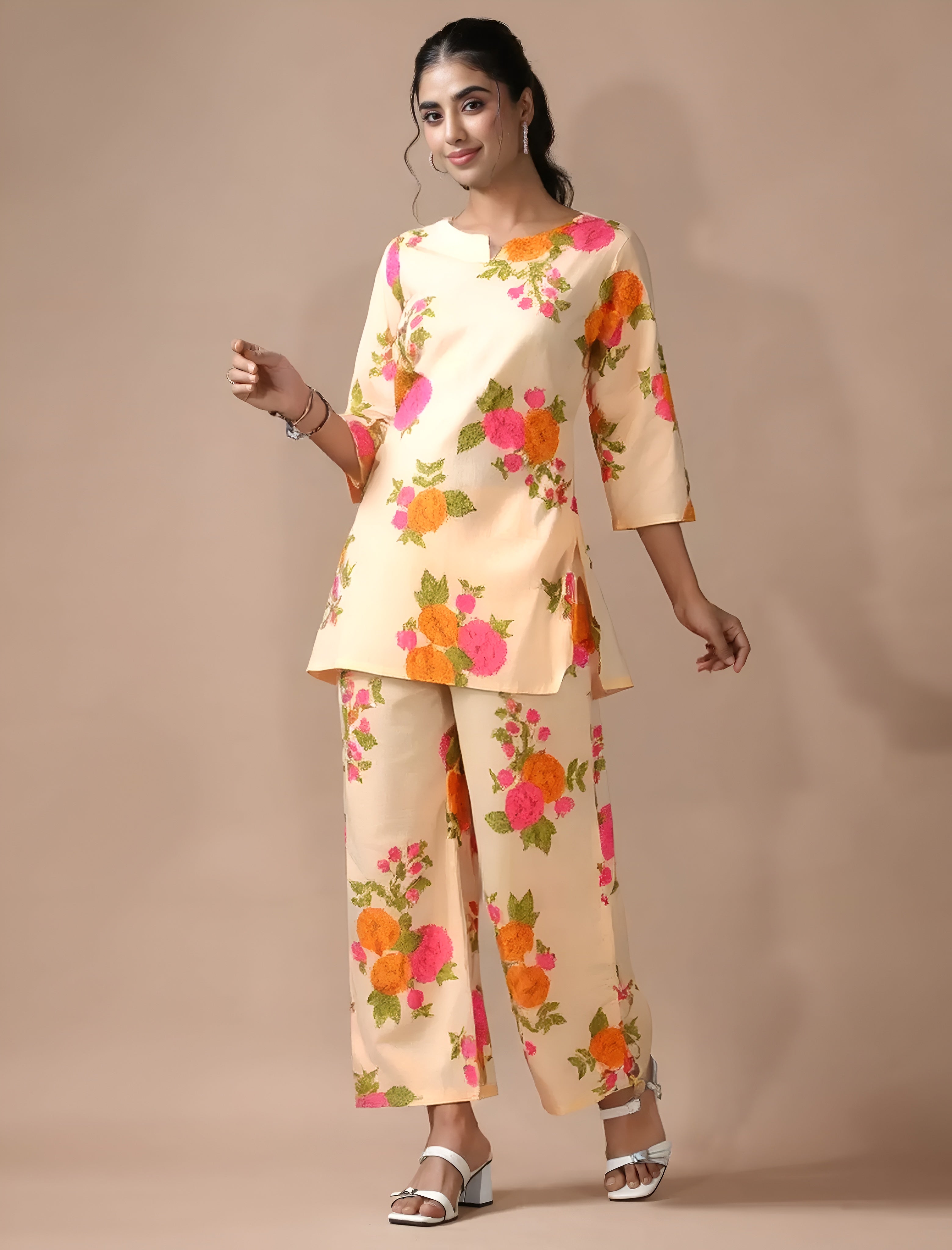 Butterscotch Pure Cotton Co-ord Set