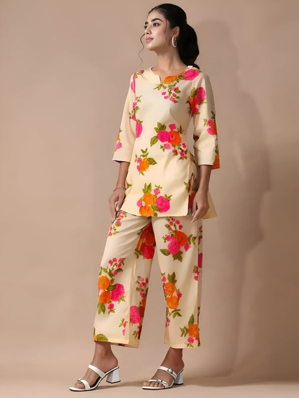 Butterscotch Pure Cotton Co-ord Set