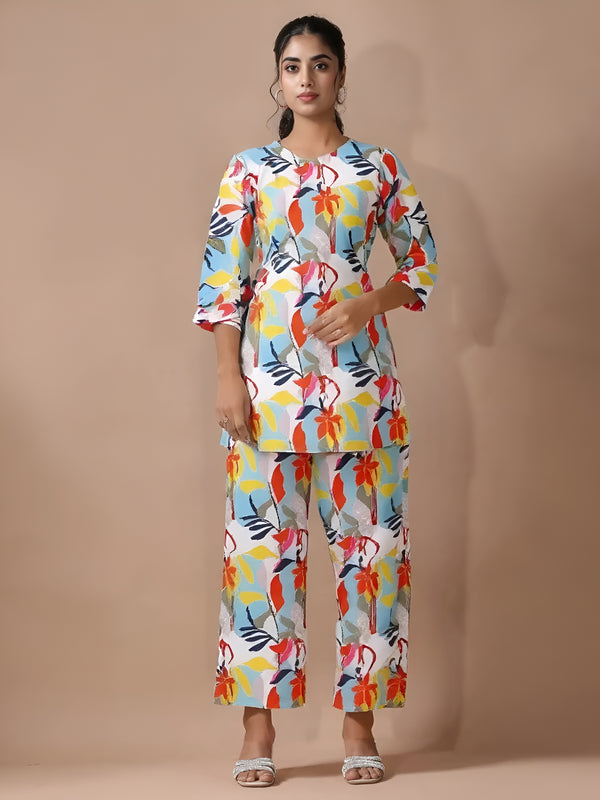 Joyful Thread Pure Cotton Co-ord Set