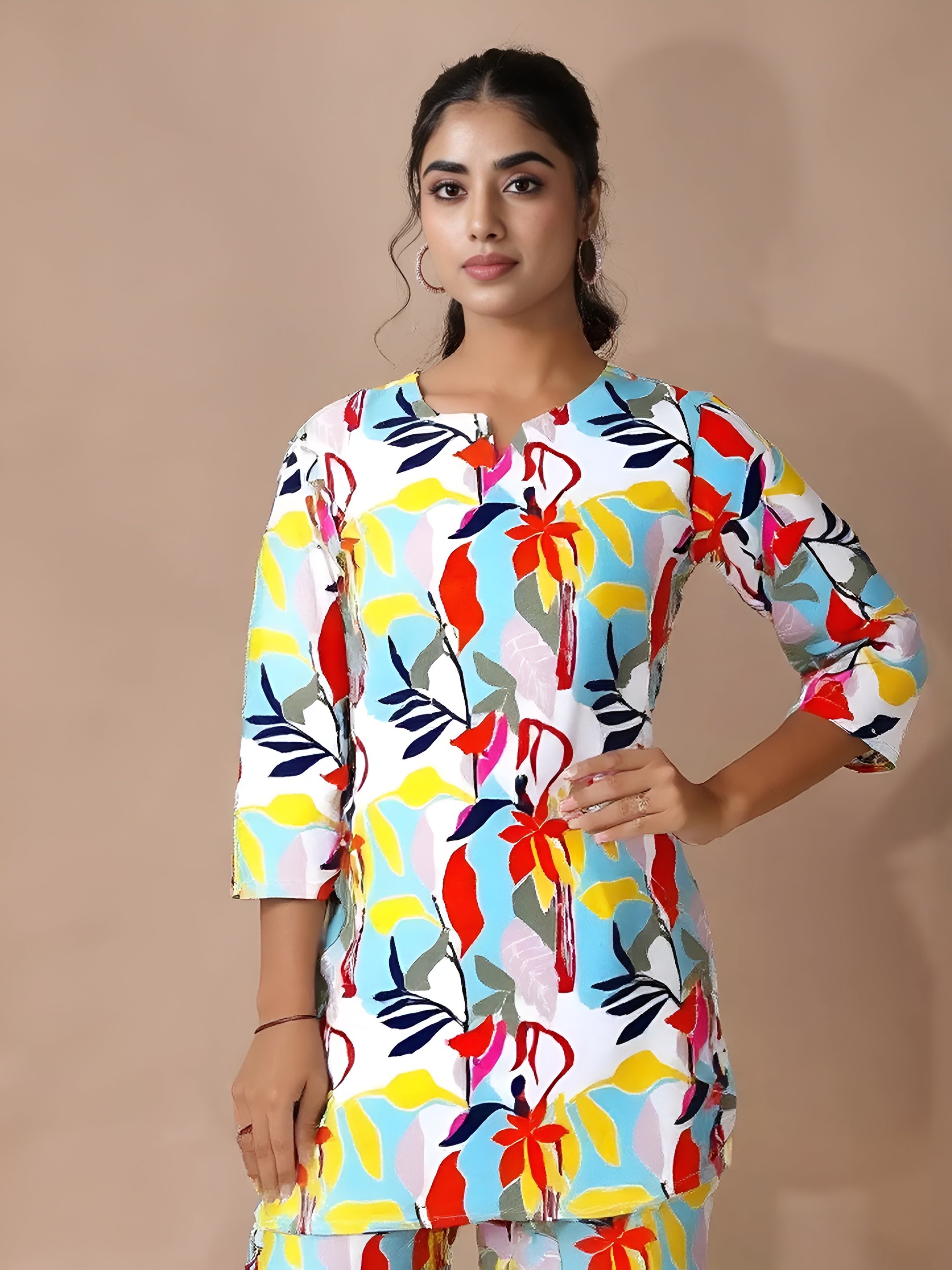 Joyful Thread Pure Cotton Co-ord Set