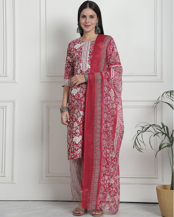 Cherry Kurta Set - Set of 3