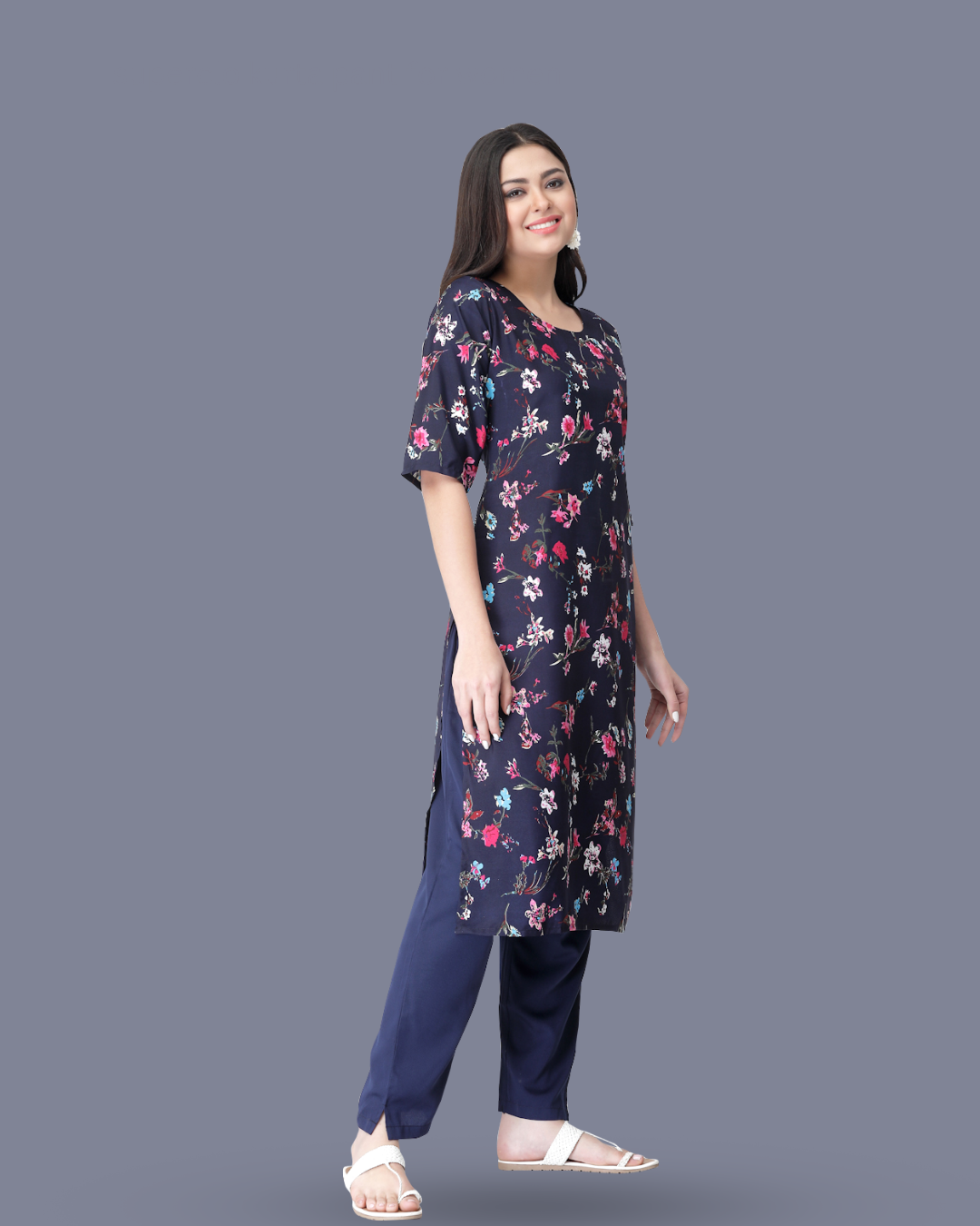 Harmony of Flowers Kurta With Pant