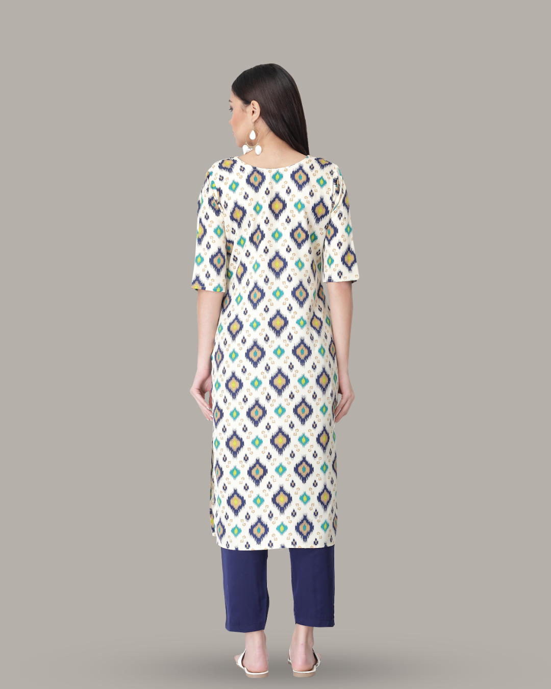 White Diamond Delight Kurta With Pant