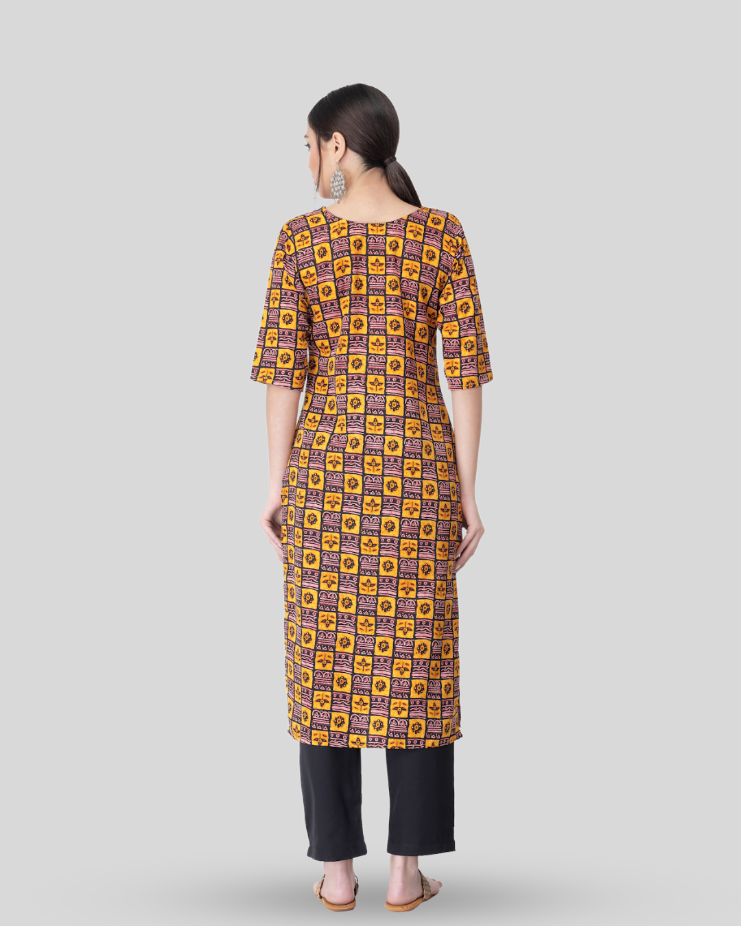 Sun-kissed Printed Kurta With Pant