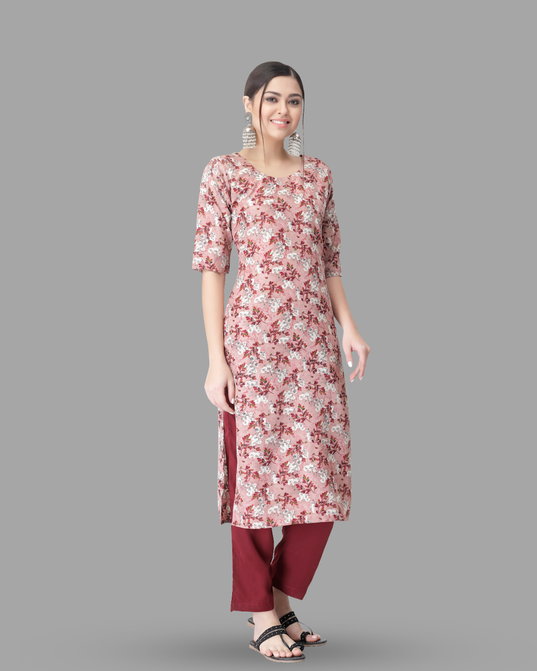 Women Printed Kurta With Pant