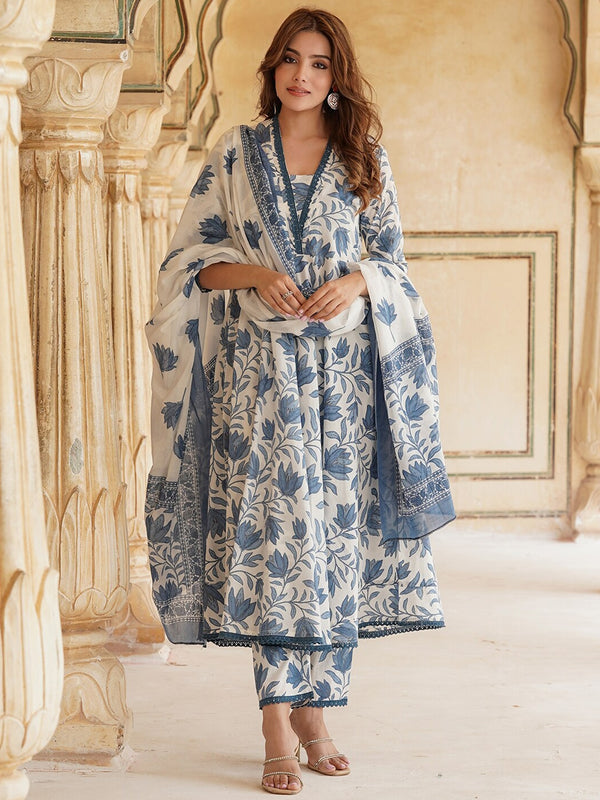 Graceful In Blue Suit - Set of 3