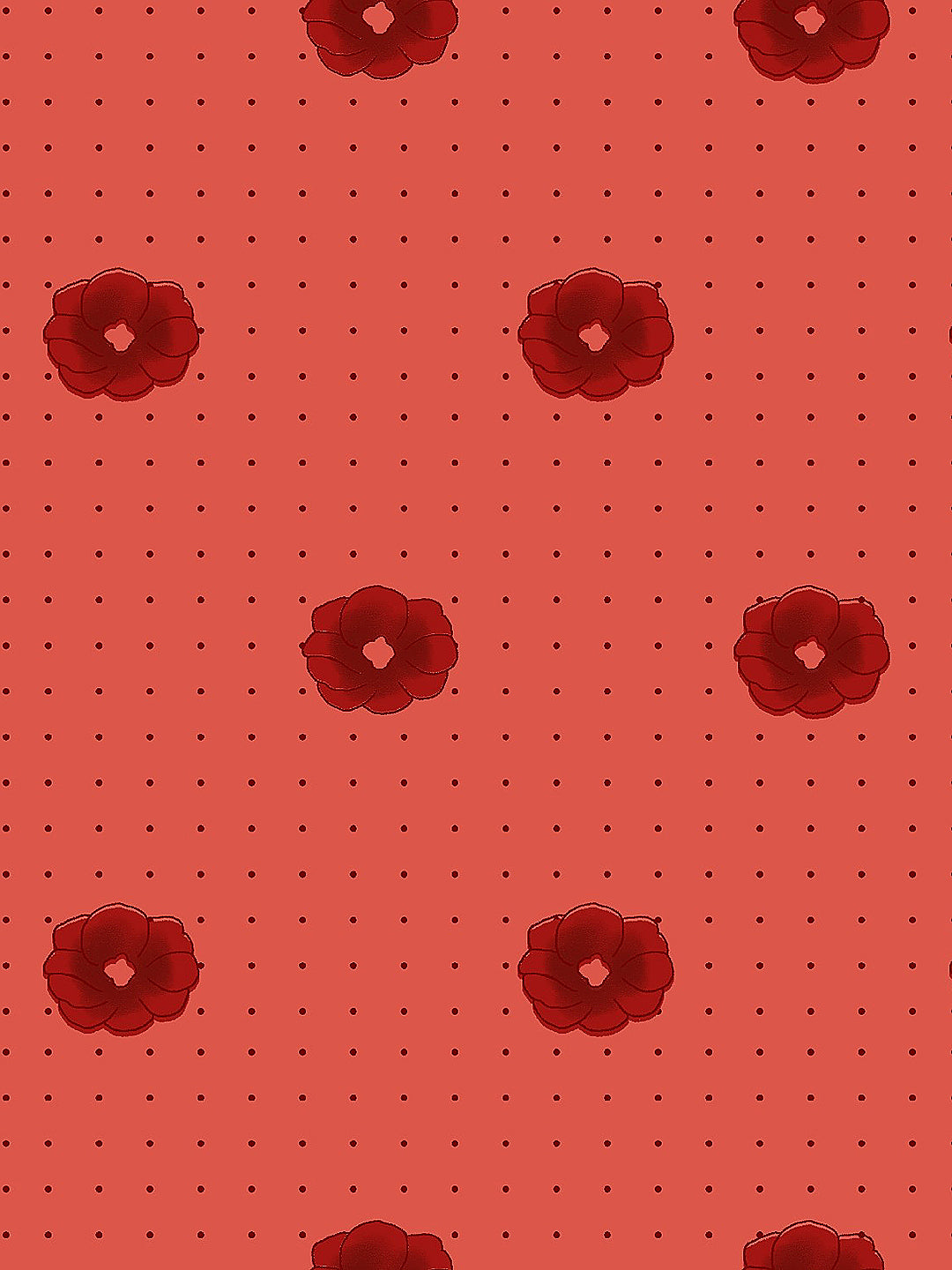 Scarlet Bloom Kurta Set