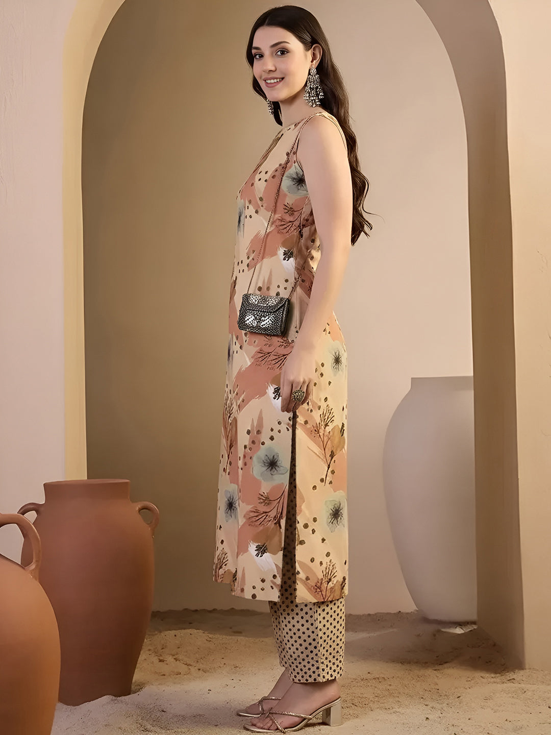 Sandstone Elegance Kurta Set