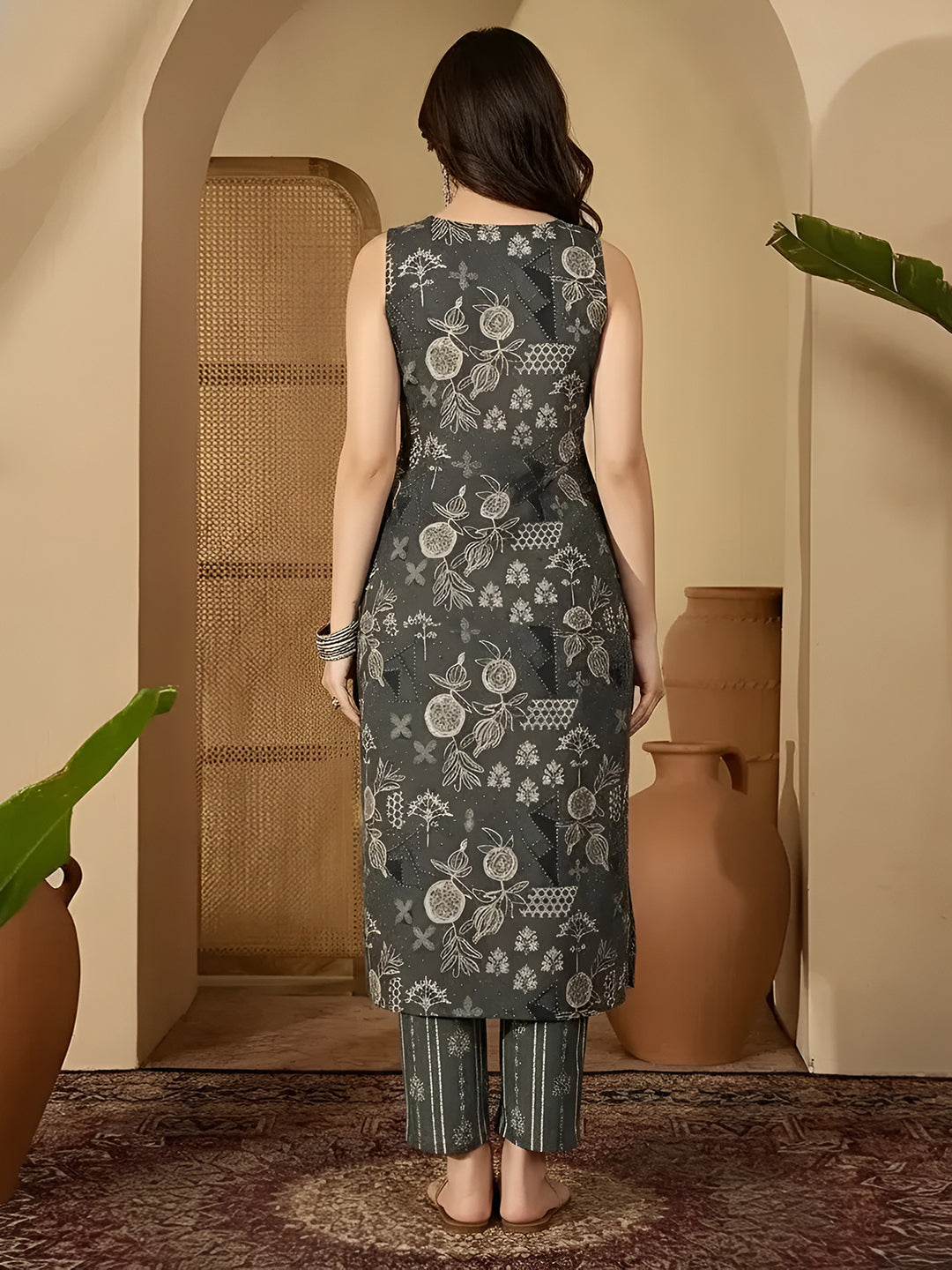 Urban Grey Glow Kurta Set