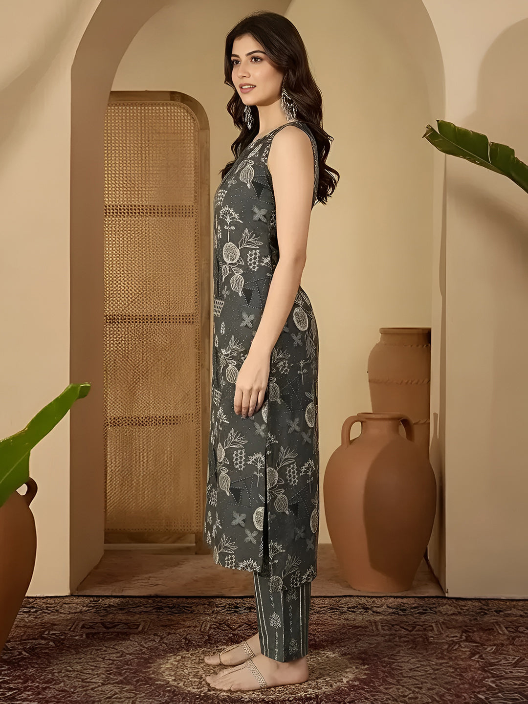 Urban Grey Glow Kurta Set