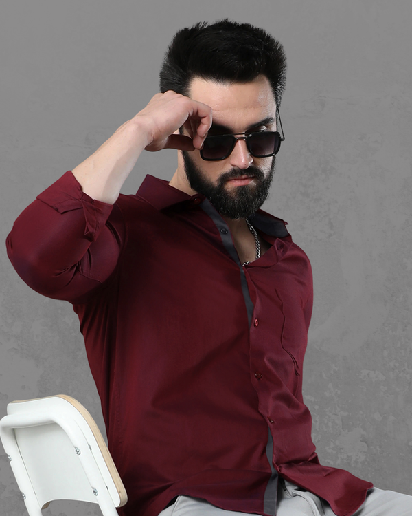 Deep Maroon Classic Shirt