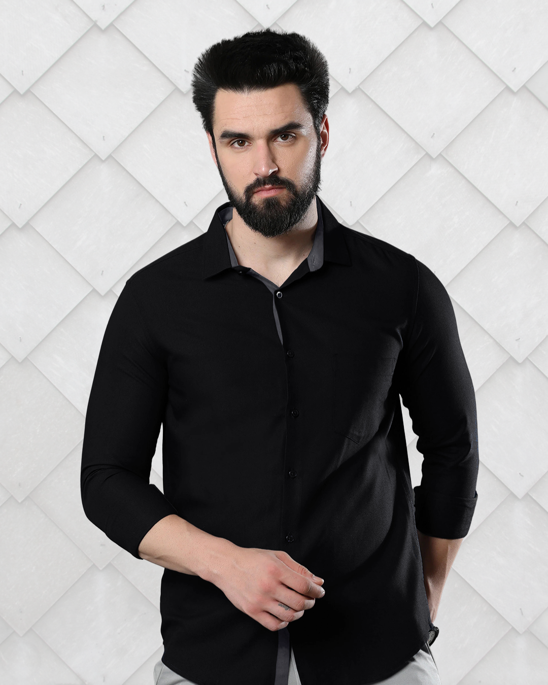 Charcoal Black Elegance