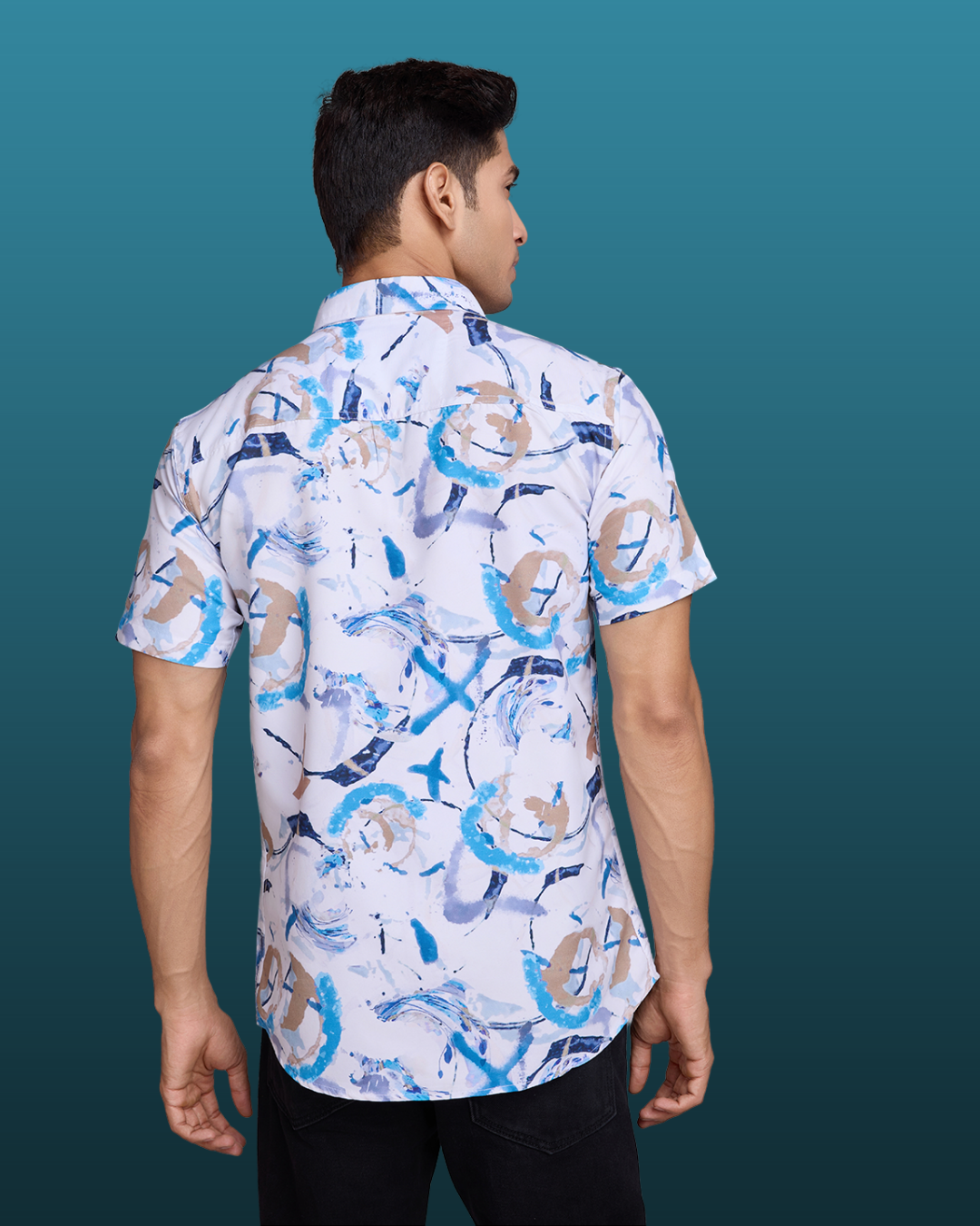 Blue Hues Printed Shirt