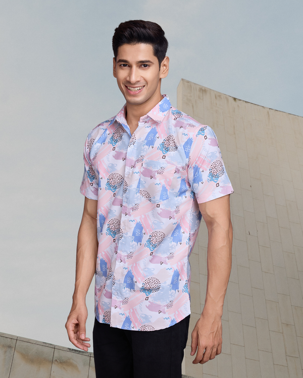 Sunset Hues Printed Shirt