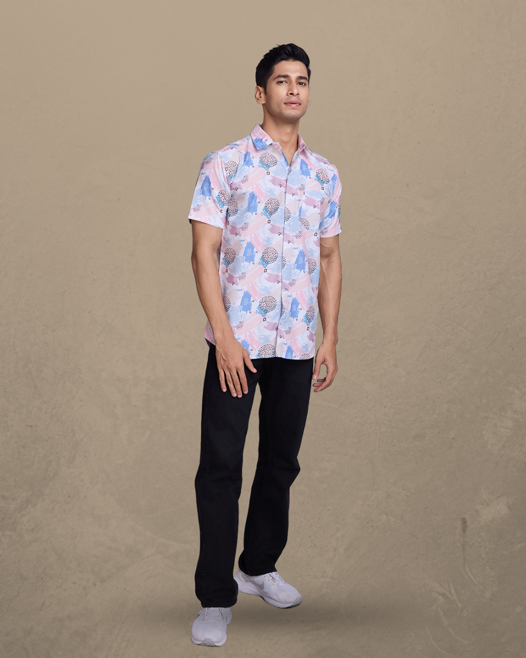 Sunset Hues Printed Shirt