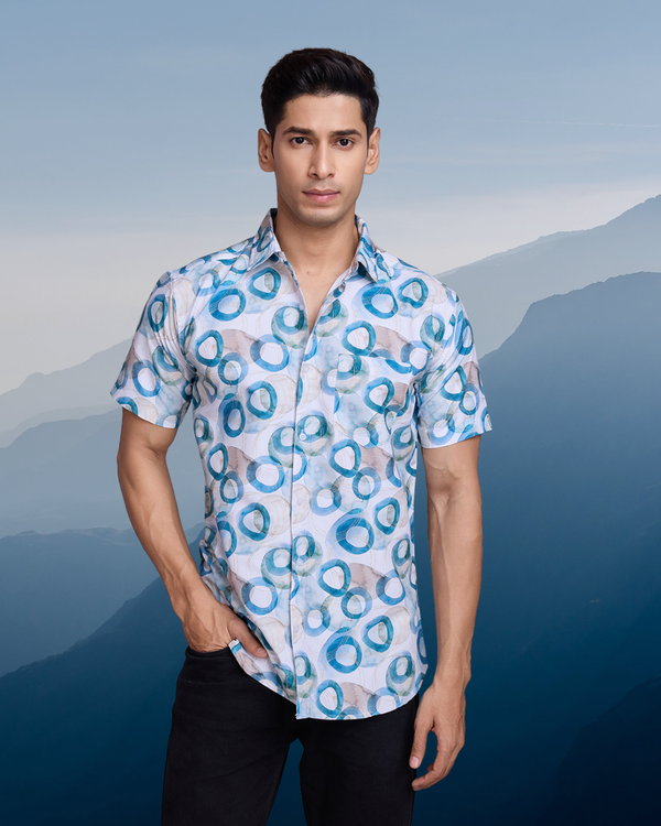 Blue Circle Splash Shirt