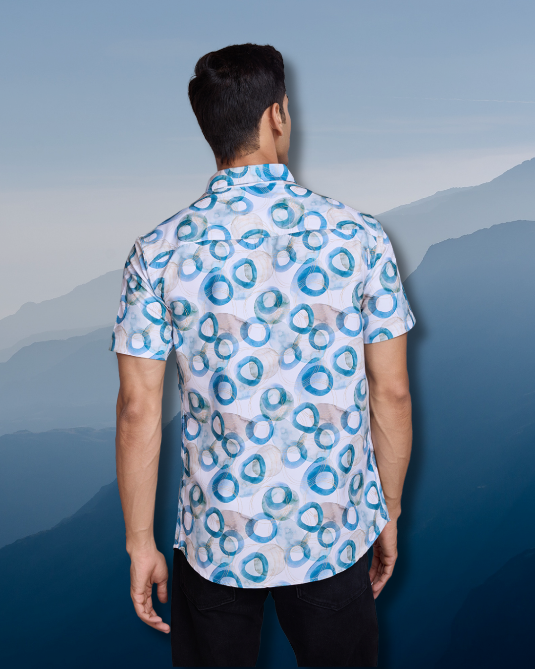 Blue Circle Splash Shirt
