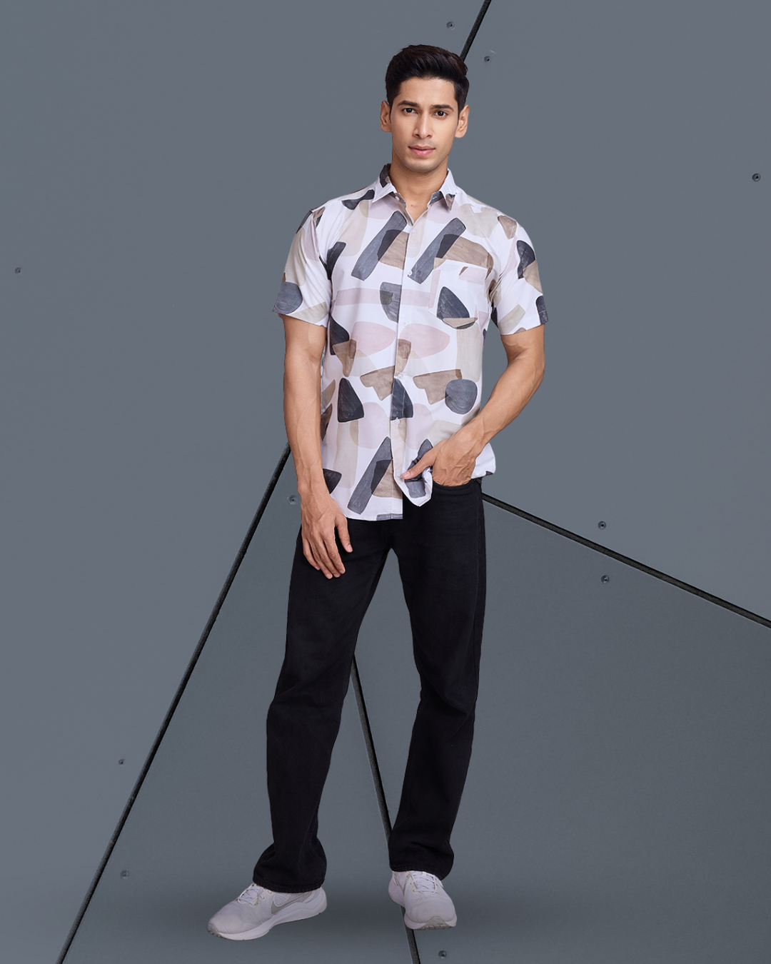 Pastel Delight Print Shirt