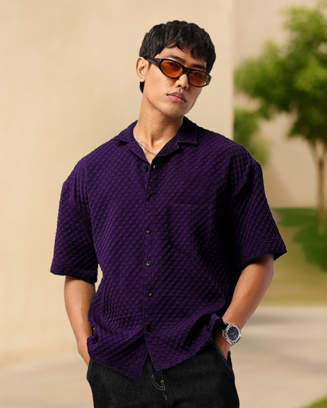 The Dark Purple Grid Edition