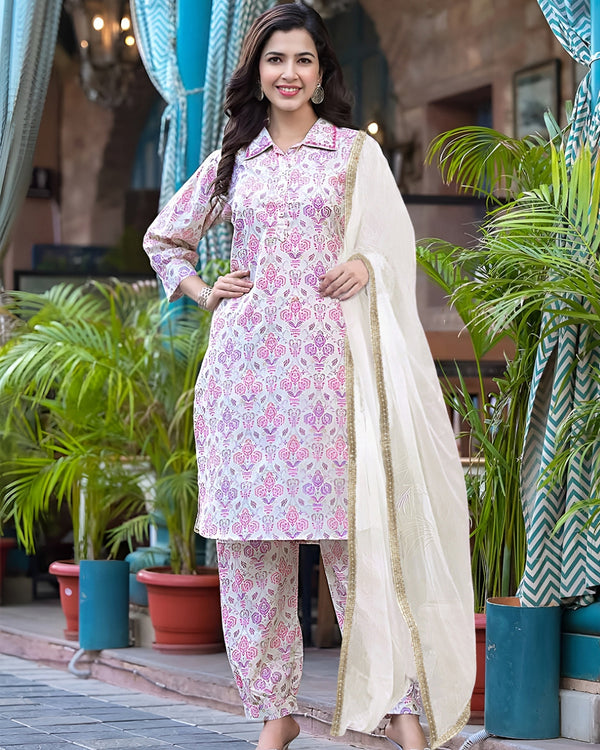 Soft Pink Ethnic - Set of 3